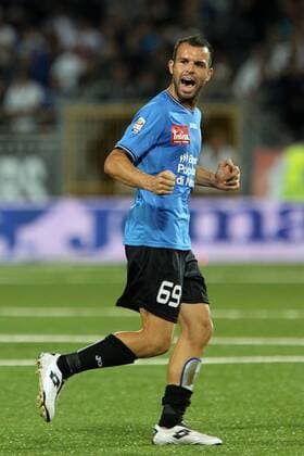 Esultanza di Riccardo Meggiorini - Serie A Novara Calcio vs. Inter Mailand paoloXnucci