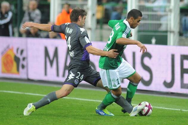 Faouzi Goulham (Saint Etienne), Pavle Ninkov (Toulouse), AS Saint Etienne - FC Toulouse --- xFredericChambertx 
