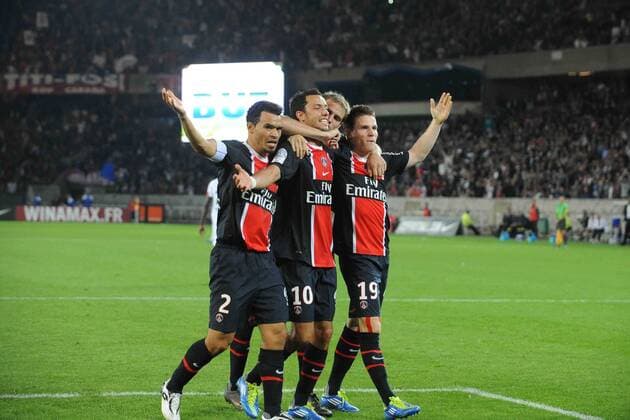 Paris Saint Germain (PSG) - OGC Nice, Kevin Gameiro avec Nene, Mathieu Bodmer, Ceara (PSG xNLeGouicxFEPx 