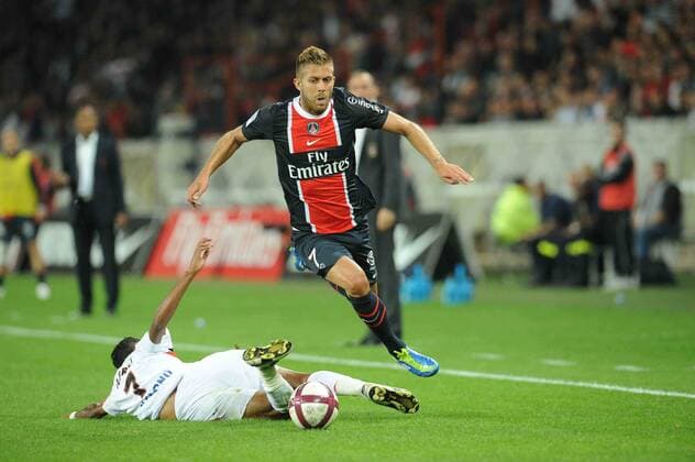 Paris Saint Germain (PSG) - OGC Nice, Jeremy Menez (PSG) Fabrice Abriel (Nice) xNLeGouicxFEPx 