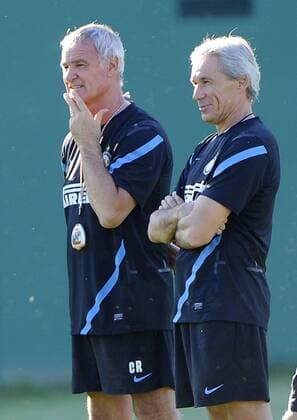 Appiano Gentile (Como) 22 09 2011 - Training Inter Mailand: Claudio Ranieri-Giuseppe Baresi 