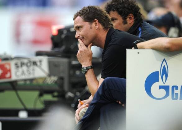 24-09-2011, Fussball, Saison 2011-2012, 1. Bundesliga, 7. Spieltag, FC SCHALKE 04 - SC FREIBURG 4-2 Trainer Marcus Sorg (SC Freiburg)