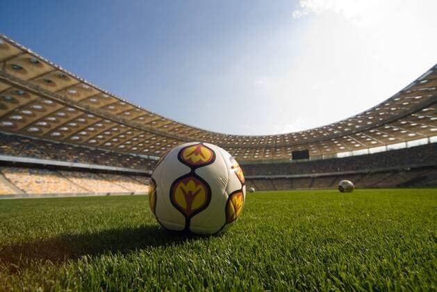 Olympia Stadion Olympiastadion in Kiew - National Complex - Austragungsort der EM 2012 - ZUMAx01 o0 Sportstätte, Stadion, Totale Ukraine