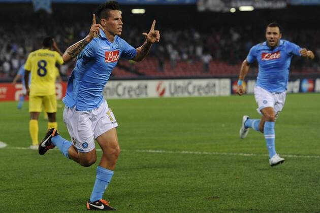 Champions League, SSC Napoli - Villarreal CF, Marek Hamsik 