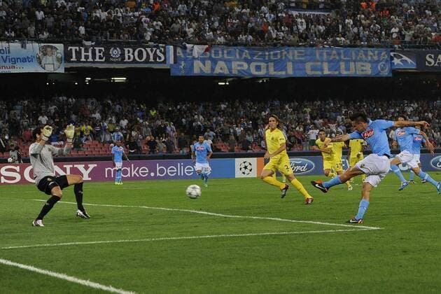 Champions League, SSC Napoli - Villarreal CF, Marek Hamsik 