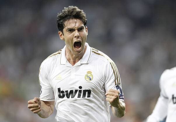 Real Madrid s Kaka celebrates during UEFA Champions League, Real CF Madrid - AFC Ajax Amsterdam ----  (115658)
