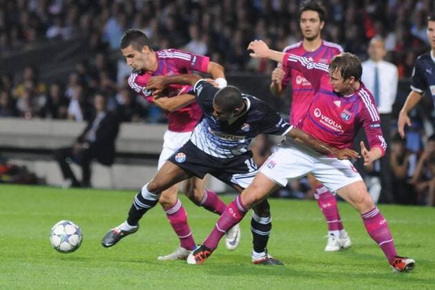 Maxime Gonalons - Kim Kallstrom (Lyon), Sammir (Dinamo Zagreb), Olympique Lyon - Dinamo Zagreb xFredericChambertx 