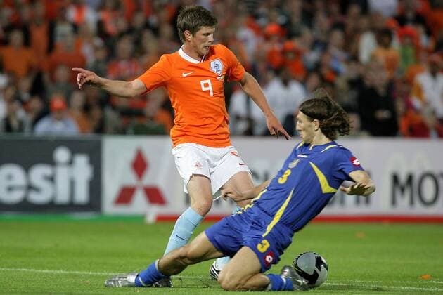 Dmytro Chygrynskiy (R),Klaas Jan Huntelaar (L) Holland,Ukraine Friendly 2007 2008 xVIxJeroenxPutmansxIVx 379897