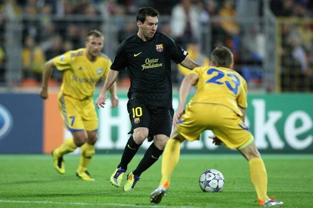 Champions League, Minsk, BATE Borisov - FC Barcelona, Lionel Messi  0S3G8483 o00 Barca