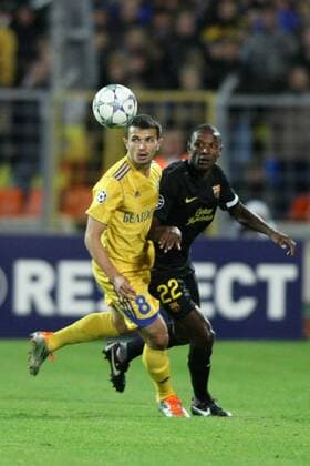 Champions League, Minsk, BATE Borisov - FC Barcelona, ERIC ABIDAL  0S3G8486 o00 Barca