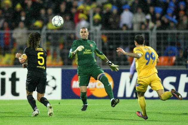 Champions League, Minsk, BATE Borisov - FC Barcelona, VICTOR VALDES  0S3G8740 o00 Barca