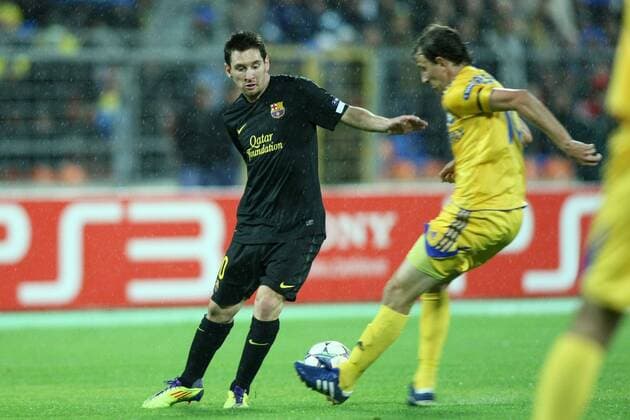 Champions League, Minsk, BATE Borisov - FC Barcelona, Lionel Messi  0S3G8773 o00 Barca