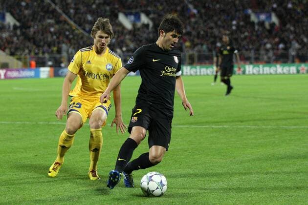 Champions League, Minsk, BATE Borisov - FC Barcelona, DAVID VILLA  8Q2B4232 o00 Barca