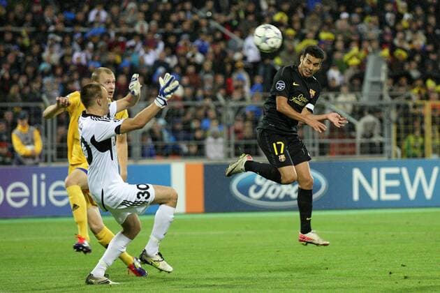 Champions League, Minsk, BATE Borisov - FC Barcelona, Pedro Rodriguez  8Q2B4317 o00 Barca