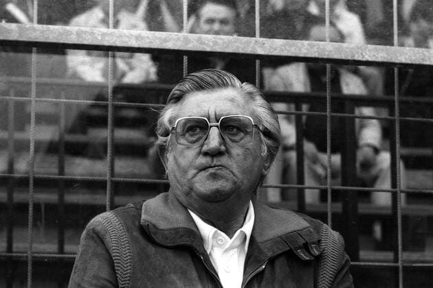 Fußball, Trainerhistorie KSV Hessen Kassel von 1964 bis heute Trainer Robert Gebhardt (1. FC Nürnberg) skeptisch Aufnahmedatum geschätzt
