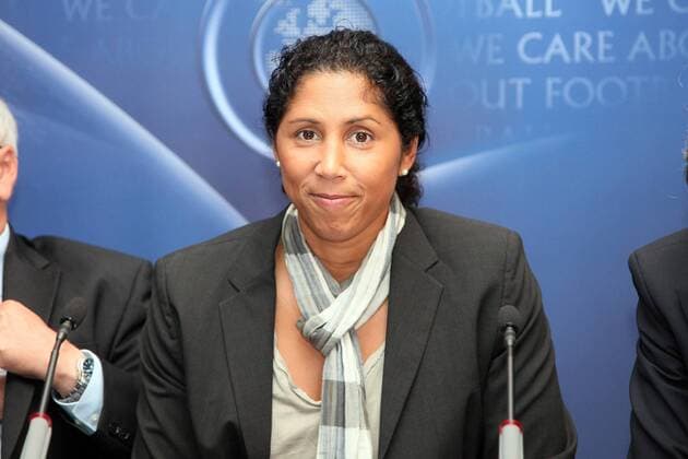 Neue UEFA Botschafterin Frauenfussball Steffi Jones