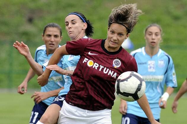 UEFA Women s Champions League, Sparta Prague vs Apollon Limassol, Lucie Martinkova of Sparta, October 5, 2011, Prague, Czech Republic. (CTKxPhoto KaterinaxSulova)  CTKPhoto17201110050816701