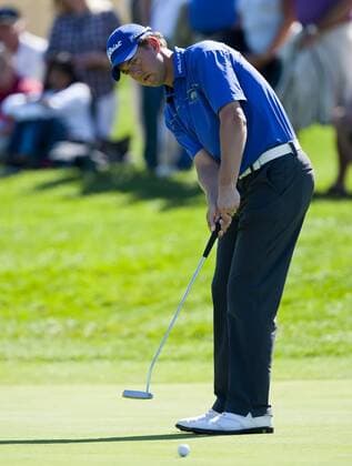October 9, 2011: PGA Golf Herren golfer Bryce Molder in action during the final round of the Frys.com open at the CordeValle golf club in San Martin, CA. PGA Golf Herren 2011: Frys.com Open OCT 09 - ZUMAct6