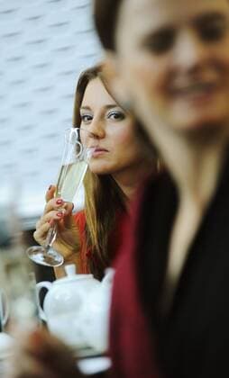 Golfer Klara Spilkova is seen at a press conference on opening of her cooperation with Diamonds International Corporation in Prague, Czech Republic on October, 13, 2011. (CTKxPhoto VeronikaxSimkova)  CTKPhoto2201110130200101