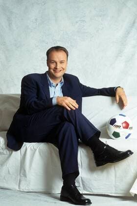 Sat.1 ran Moderator Oliver Welke (GER), März 1998  o0 Aufnahmedatum geschätzt