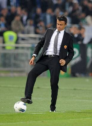 l coach della roma luis enrique Roma 16-10-2011 Calcio Football Lega Serie A 2011-2012 Lazio Roma massimoxoliva