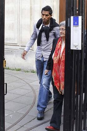 Brandao und seine Anwälte - Prozess gegen Brandao (BRA Olympique Marseille) wegen sexueller Belästigung - 19.10.2011 - GwendolineLeGoff 