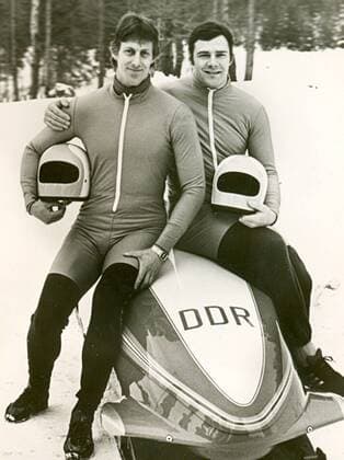Dez.1987 Dietmar Schauerhammer und Wolfgang Hoppe (DDR) o0 Vsw