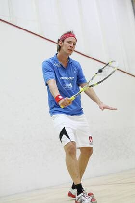 Squash Bundesliga SI Stuttgart 21.10.11 Insel Patrick Gässler ( Insel Stuttgart )