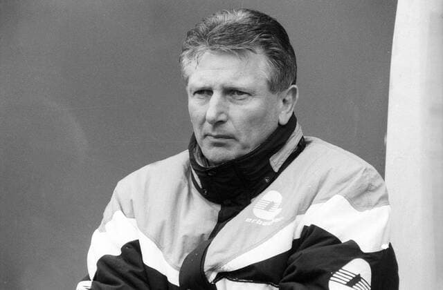 Fußball, Trainerhistorie FC 08 Homburg von 1957 bis heute Trainer Uwe Klimaschefski (FC 08 Homburg) enttäuscht Aufnahmedatum geschätzt