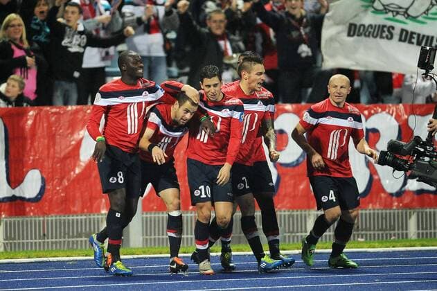 OSC Lille - Olympique Lyon, Joe Cole, Moussa Sow, Eden Hazard (Lille) ---- NxLeGouicxFEPx 