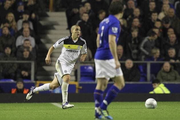 26.10.2011. Liverpool, England. Oriol Romeu in action in the Carling Cup match between Everton and Chelsea at Goodison Park. Mandatory Credit ActionPlus. xDavidxLloydx  ActionPlus11216683 Content restricted for UK based newspaper