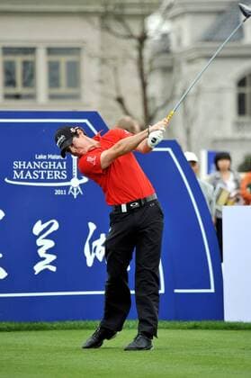 Rory McIlory of Northern Ireland tees off during the Lake Malaren Shanghai Masters golf tournament in Shanghai, China, 27 October 2011.  20111027_37637 o0 McIlroy