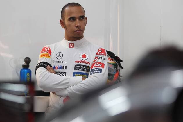 Motorsports: FIA Formula One World Championship 2011, Grand Prix of India, 03 Lewis Hamilton (GBR, Vodafone McLaren Mercedes), xHOCHxZWEIx