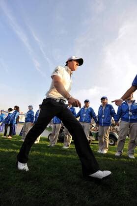 Rory McIlroy of Northern Ireland is pictured during the final round of the Lake Malaren Shanghai Masters golf tournament in Shanghai, China, 30 October 2011.  20111030_95056 o0 Mc Ilroy Nordirland