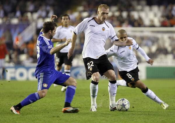 Valencia CF - Bayer 04 Leverkusen, Jeremy Mathieu 