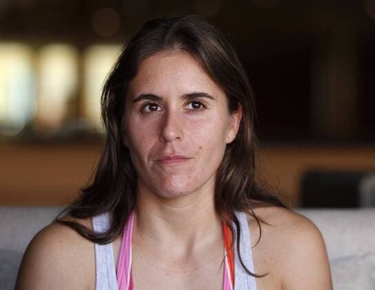 Commonwealth Bank Tournament of Champions 2011, WTA Tennis Damen Tour, Damen Hallen Tennis Turnier in Bali ,Indonesien, Anabel Medina-Garrigues (ESP),privat,Einzelbild,Portrait,Querformat,privat,