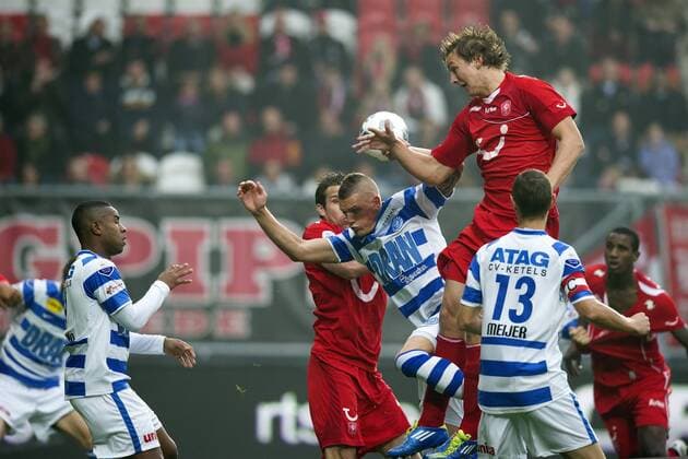 Luuk de Jong of FC Twente - FC Twente Enschede vs De Graafschap - Dutch Eredivisie 2011 2012 xVIxxIVx 438999
