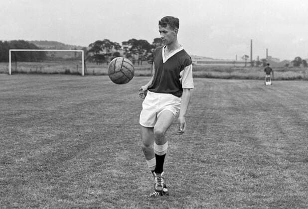 Jimmy Adamson (Burnley FC) Photocall 06 08 1959  sw