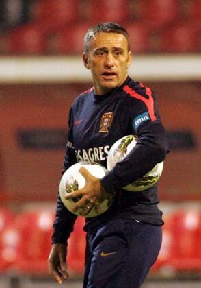 10.11.2011 Zenica(Bosnia and Herzegovina) Paulo Bento Portugal national football team head coach during training day before first play off Euro 2012 match against Bosnia and Herzegovina : 