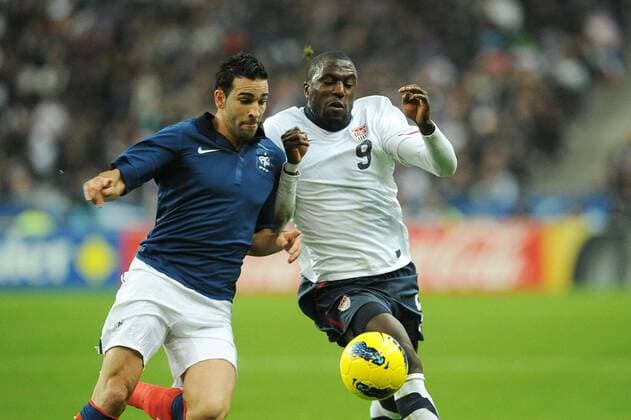 Adil Rami (France) Jozy Altidore (USA) - FRA vs. USA - 11.11.2011 N.LeGouic FEP Panoramic 