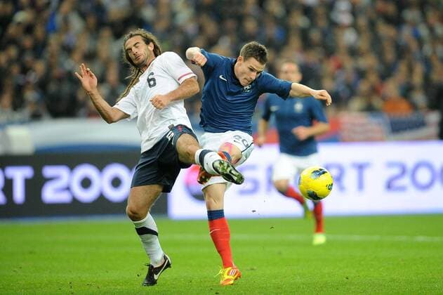 Kevin Gameiro (France) Kyle Beckerman (USA) - FRA vs. USA - 11.11.2011 N.LeGouic FEP Panoramic 