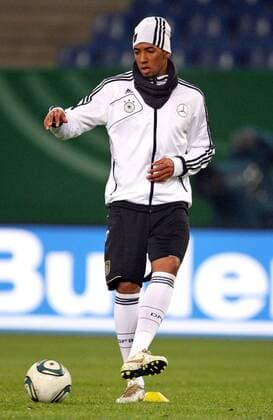 14.11.2011, Fussball, Training der deutschen Nationalmannschaft in der Imtech-Arena Hamburg. Jerome Boateng (Deutschland)