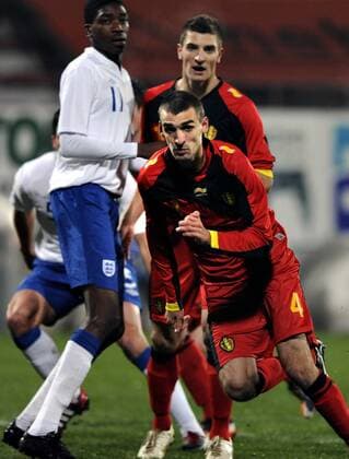 MONS , 14 11 2011 FOOTBALL UEFA EURO 2013 QUALIFICATION UNDER 21 BELGIUM ENGLAND GREGORY MERTENS Picture Michel GOUVERNEUR © REPORTERS PRESS AGENCY 