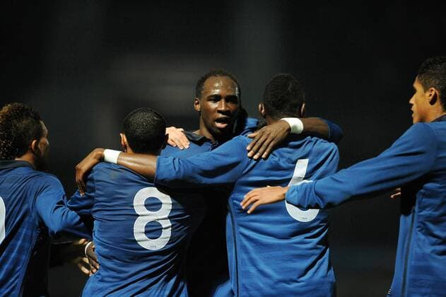 France vs. Slovakia - Euro U21 Quali - 14.11.2011 - Eliaquim Mangala, Francis Coquelin und Frederic Bulot (FRA) - xNLeGouicxFEPx - 