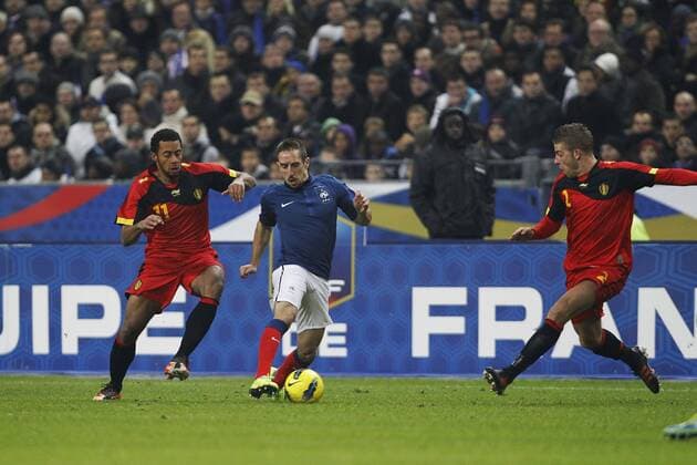 Franck Ribery (FRA), Marouane Fellaini (BEL), FRA vs BEL xGwendolineLeGoffx 