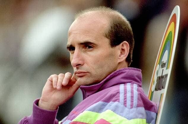 Aus 2. BL Saison 1991 1992 - SV Meppen Trainer Horst Ehrmanntraut.
