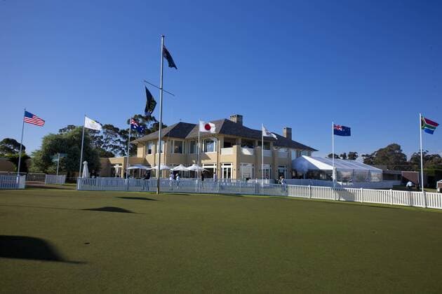 16 November 2011 : The Royal Melbourne Golf Club, club house. Home of the the 2011 Presidents in Melbourne, Australia. PGA Golf Herren NOV 16 The Presidents Cup Icon11111614724 EDITORIAL USE ONLY