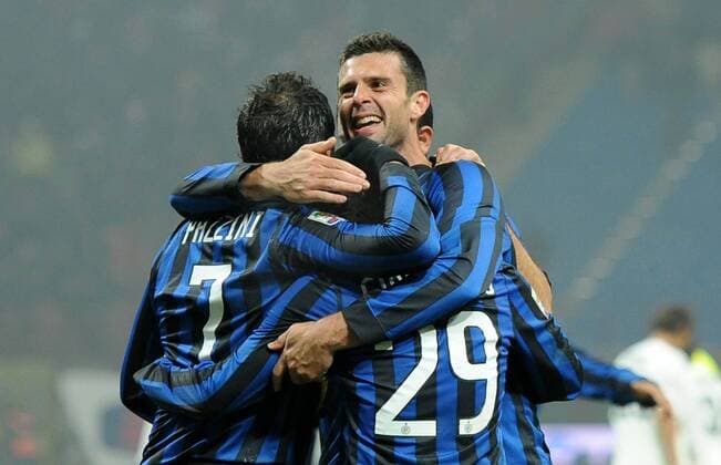 COUTINHO (Inter) goal celebration Milano 19 11 2011 Stadio Giuseppe Meazza Serie A 2011 2012 Inter Mailand Vs Cagliari Calcio allexsabba