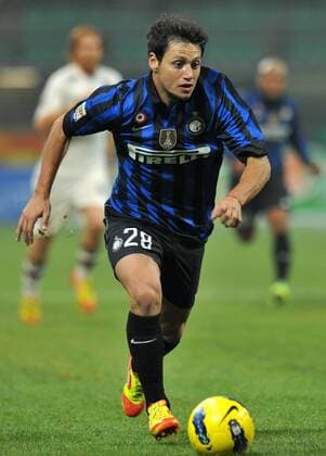 Mauro ZARATE (Inter) Milano 19 11 2011 Stadio Giuseppe Meazza Serie A 2011 2012 Football Calcio Inter Vs Cagliari allexsabba