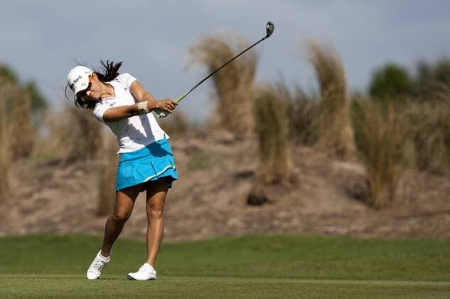 November 20, 2011: Hee-Young Park (South Korea) shot from the par 5 6th fairway during final round golf action from the CME Group Titleholders held at The Grand Cypress Resort, Orlando, Fla. LPGA Golf Damen 2011: CME Group Titleholders NOV20 - ZUMAcg2 o00 Südkorea